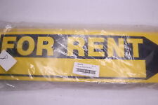 Hillman Corrugated Plastic for Rent Arrow Sign Black & Yellow 6 in. H X 24 in. W, used for sale  Shipping to South Africa