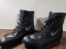 Usado, Nike Machomai 2 Botas de Boxeo Zapatos Negro/Gris Oscuro Para Hombre Talla 10 ¡¡Apenas Usadas!!! segunda mano  Embacar hacia Argentina
