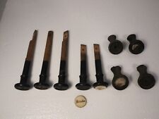 10 piezas. Antiguos tirones/perillas de órganos de madera segunda mano  Embacar hacia Mexico