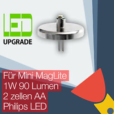 Mini MagLite LED Upgrade Repuesto Linterna Linternas 2AA Células Philips LED segunda mano  Embacar hacia Argentina