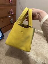 Italian Leather Small Yellow Bag for sale  Shipping to South Africa