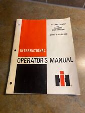Operator manual international for sale  Junction City
