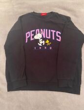 Peanuts black sweatshirt for sale  ENFIELD