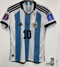 Camisa Argentina Heat Rdy (Messi 10) 2022 - PEQUEÑA - NUEVA CON ETIQUETAS - FAN segunda mano  Embacar hacia Argentina