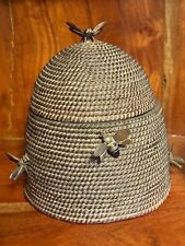 Artisan Made Pottery, One Small Bee Hive with Bees Inside and Outside for sale  Shipping to South Africa