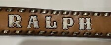 Personalized leather belt for sale  Shipping to Ireland