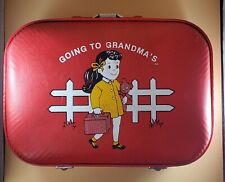 Maleta rígida vintage ""Going to Grandma's"" equipaje rígido segunda mano  Embacar hacia Mexico