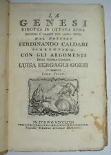 Genesi ediz. 1768 usato  Arezzo