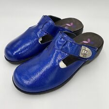 Helle Comfort Womens Shoes Abla Strappy Clogs Royal Blue Size 6.5 for sale  Shipping to South Africa