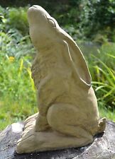 Moon Gazing hare stone garden ornament mythical star gazing hare 36cm/14" for sale  Shipping to South Africa