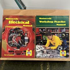 2 Haynes Motorcycle Manuals - Electrical & Workshop Practice - VG for sale  Shipping to South Africa