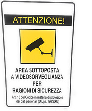 Cartelli segnali plastica usato  Italia