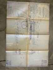 Original Blue Print vintage Patent.Smith Wesson Pistol Office Home Art Poster, used for sale  Shipping to South Africa