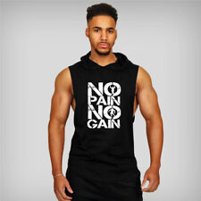 Mens hooded tank for sale  Shipping to Ireland