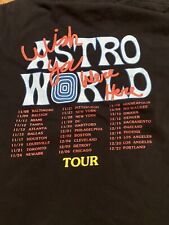 Travis Scott Astroworld Tour Sicko Mode Wish You Were Here Shirt Authentic for sale  Shipping to South Africa