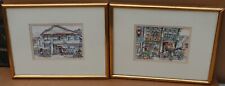 Pair small framed for sale  LEEK