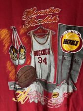 Camiseta Vintage Houston Rockets Tamanho XLarge Nutmeg Mills NBA Basquete Vermelha GG comprar usado  Enviando para Brazil