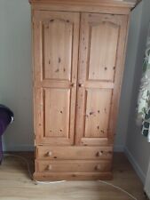 Solid pine wardrobe for sale  READING