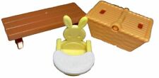 Sylvanian Families Lot 3 pieces Picnic  Basket Picnic Table Bench High Chair B38 for sale  Shipping to South Africa