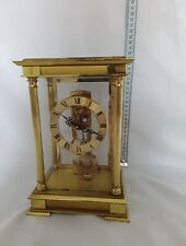 Germany S Haller Skeleton Mantle Clock Works Heavy A91 for sale  Shipping to South Africa