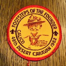1982 49th Desert Caravan Calico Boy Scout Patch BSA Baden Powell, used for sale  Shipping to South Africa