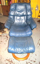 Ekornes blue leather for sale  Orlando
