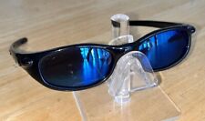 Óculos de sol Oakley Four S pequenas lentes pretas azul irídio 03-377 Blade II snipes! comprar usado  Enviando para Brazil