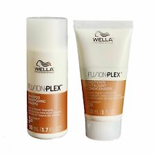 Wella FUSION PLEX Intense Repair Shampoo 1.7oz & Conditioner 1oz Duo Travel Size for sale  Shipping to South Africa