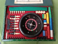 🎲 Gioco tavolo Casino' Roulette Wheel Bakelite Fiches Dice Play Chess Game Set, usado segunda mano  Embacar hacia Mexico