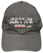 Used, Keith’s Marina West Bend Wisconsin Sylvan Pontoon Boats Sales Grey Baseball Cap for sale  Shipping to South Africa