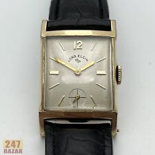 Raro Vintage Lord Elgin Relógio Masculino Clássico Folheado a Ouro 14K Funciona Bem comprar usado  Enviando para Brazil