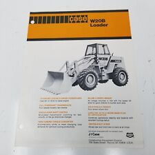 Folheto de vendas Case W20B carregador 1980 especificações fotos acessórios comprar usado  Enviando para Brazil