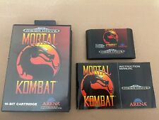 Jogo SEGA Mega Drive Mortal Kombat (1993) na caixa - Completo. Versão Pal na caixa comprar usado  Enviando para Brazil