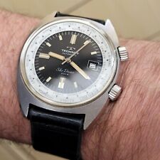 Technos Sky Diver Watch - Super Compressor World Time Vintage Watch + Caixa comprar usado  Enviando para Brazil