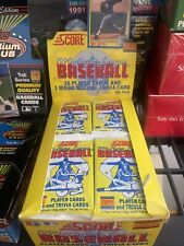 Usado, 1990 SCORE MLB BÉISBOL 16 tarjetas paquete de cera nuevo sellado de fábrica segunda mano  Embacar hacia Argentina