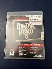 Guitar Hero 5 (Sony PlayStation 3, 2009) - NO MANUAL na sprzedaż  Wysyłka do Poland