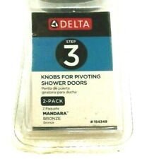 Used, Delta Mandara Knob for Pivoting Shower Door 2 Pack 154349 for sale  Shipping to South Africa