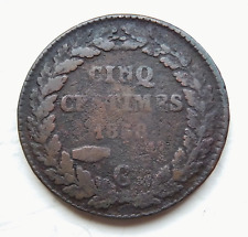Monaco centimes 1838 d'occasion  Revigny-sur-Ornain
