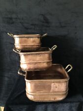 Vintage copper pans for sale  UCKFIELD