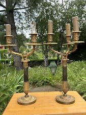 Paire lampe candelabres d'occasion  Vernaison