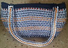 Used, HIPPIE ART Soda pop top pull tab Shoulder Bag Purse Orange Black for sale  Shipping to South Africa
