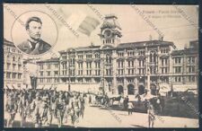 Trieste oberdan cartolina usato  Italia
