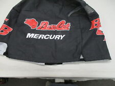 BASS CAT MERCURY OUTBOARD MOTOR HEAD COVER BLACK / RED / WHITE MARINE BOAT for sale  Shipping to South Africa