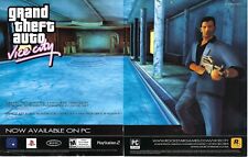 Usado, 2003 Grand Theft Auto Vice City PC videogame Rockstar impressão vintage anúncio/pôster comprar usado  Enviando para Brazil