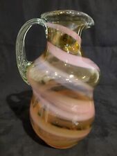 Hand blown pink for sale  Shipping to Ireland