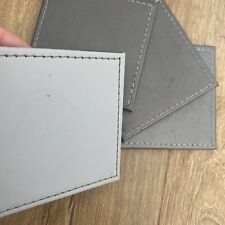 Grey square leather for sale  CLACTON-ON-SEA