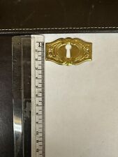 Brass escutcheon keyhole for sale  WARE