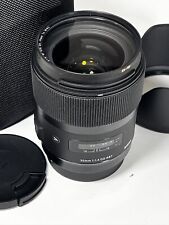 Lente de arte Sigma 35mm f/1.4 DG HSM para Canon EF com capô, tampas, estojo, filtro P&B, usado comprar usado  Enviando para Brazil