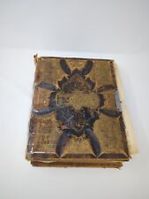 1883 Antique The Perfect Edition Holy Bible Christianity Religion Salesman  for sale  Shipping to South Africa