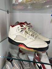 Nike Air Jordan 5 V OG 1990 Blanco Fuego Rojo Talla 11 De Colección segunda mano  Embacar hacia Argentina